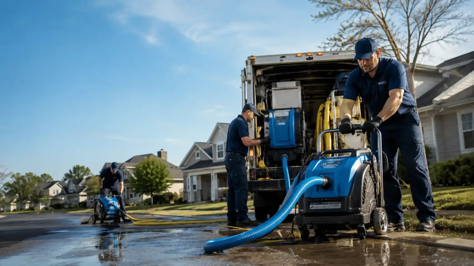 Flood Damage Cleanup in Buchanan Dam, TX